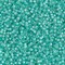 Miyuki 11 Round Seed Bead, 11-571, Dyed Sea Green Silver Lined Alabaster, 13 grams